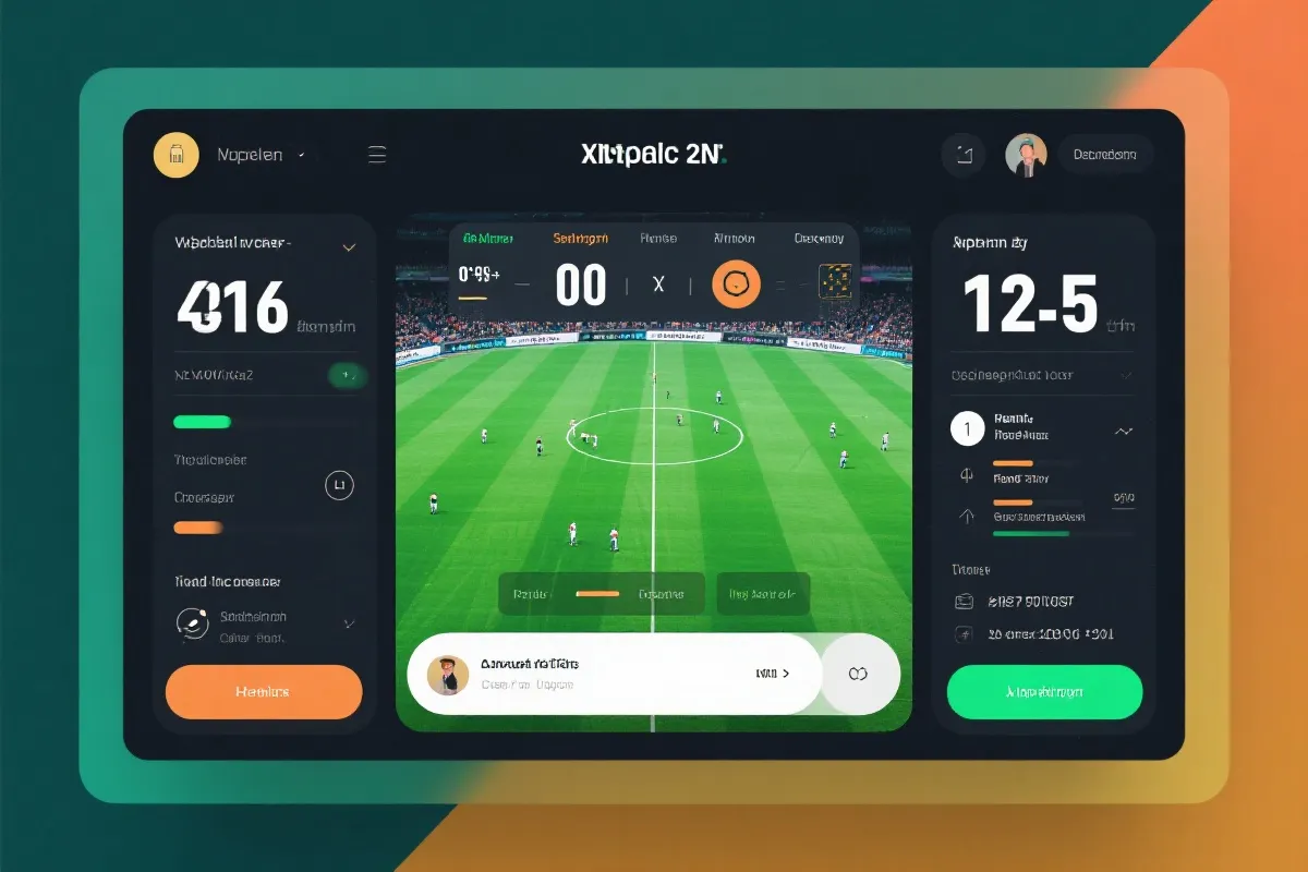 比分直播界面示意图